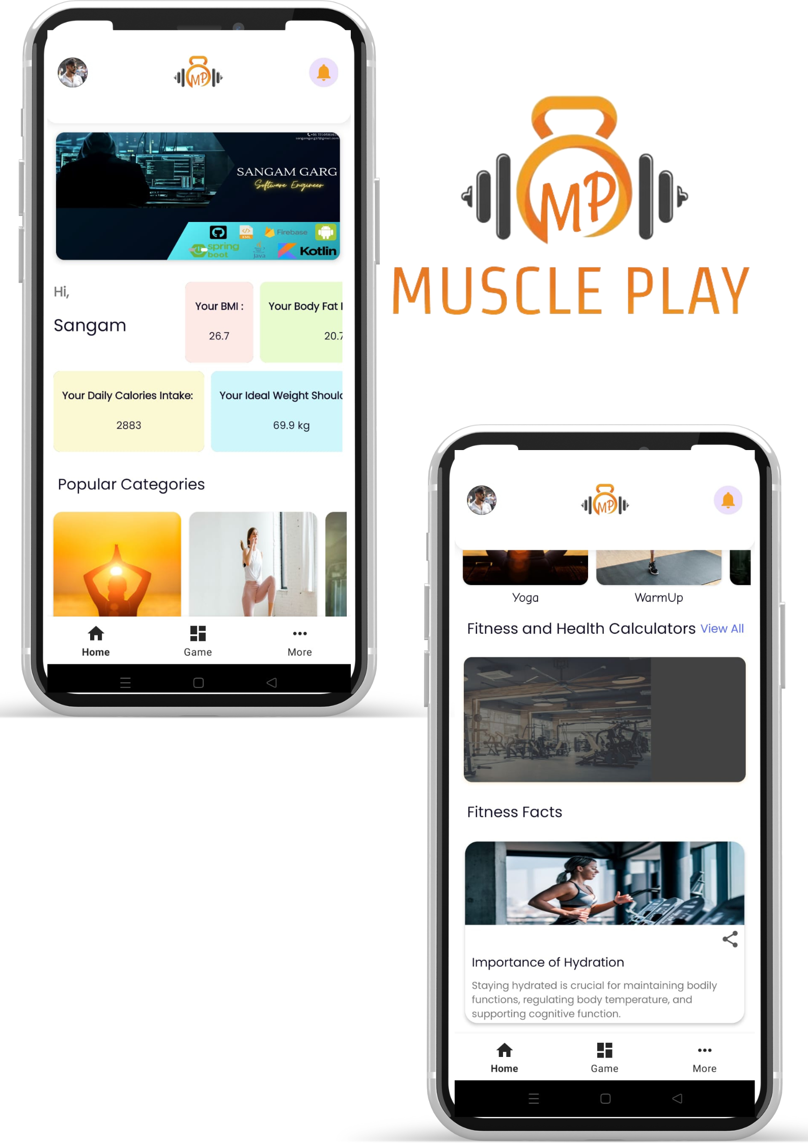 Fitness Application (Android / Spring Boot)