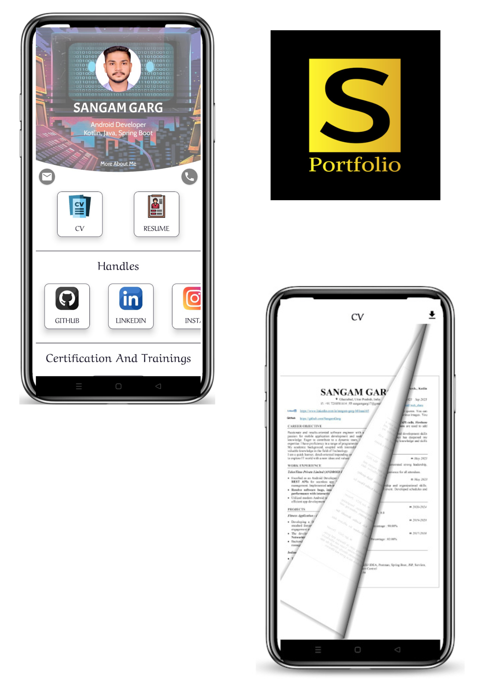 Portfolio Android Application