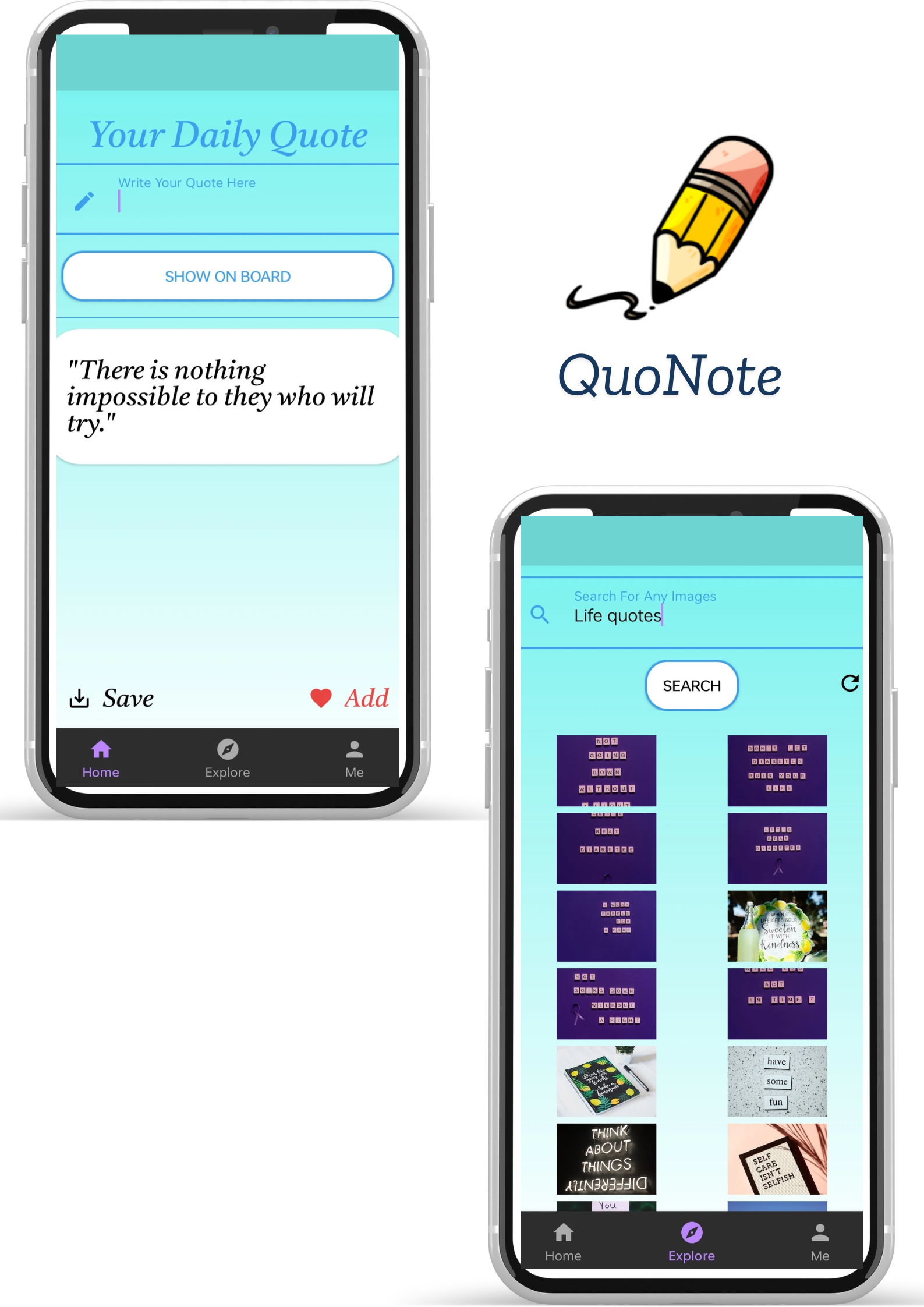 QuoNote App (Deployed) - Personal Project
